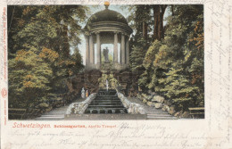 Germany - Schwetzingen - Schlossgarten - Apollo Tempel - Litho - Schwetzingen