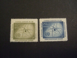 UNITED NATIONS N.Y. 54/55  MNH**. (V03-TVN) - Unused Stamps