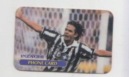Pippo Inzaghi (Juventus) - Phone Card  - Calcio Soccer , Football, كرة القدم , 足球 , футбол - Eintrittskarten