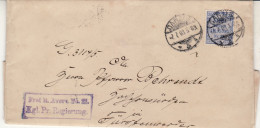 POLAND / GERMAN ANNEXATION 1903  LETTER  SENT FROM GDAŃSK TO ŻUŁAWKI / FUERSTENWERDER / - Storia Postale