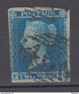GREAT BRITAIN 1841 - 2d Blue With INVERTED WATERMARK (guaranteed) - Usati