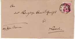 POLAND / GERMAN ANNEXATION 1880  LETTER  SENT FROM BYDGOSZCZ TO NAKŁO - Cartas & Documentos