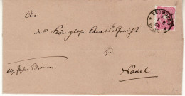 POLAND / GERMAN ANNEXATION 1880  LETTER  SENT FROM BYDGOSZCZ TO NAKŁO - Storia Postale