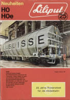 Catalogue LILIPUT HO HOe Neuheiten 1972 25 Jahre - German