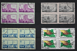 1983 - OVERPRINT - TURKISH  CYPRUS STAMPS - STAMPS - 4 BLOCK - Gebraucht