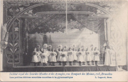 Institut Royal Des Sourdes-Muettes Et Des Aveugles -rue Rempart Des Moines - Bruxelles - Petites élèves à La Gymnastique - Enseignement, Ecoles Et Universités