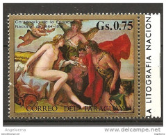 PARAGUAY - 1970 SEBASTIANO RICCI Venere Nuovo** MNH - Mythology