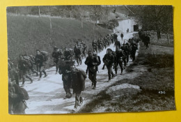 18960 - Militaria Cours De Répétition Mai 1932 De Morgins Dans La Montée à Ollon  Nom Des Participants Au Verso - Ollon