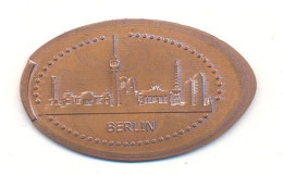 Souvenir Jeton Token Germany-Deutschland Berlin - Monedas Elongadas (elongated Coins)