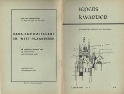 * Ieper - Ypres * (Iepers Kwartier - Jaargang 6 - Nr 3 - September 1970) Tijdschrift Voor Heemkunde - Heemkundige Kring - Geographie & Geschichte