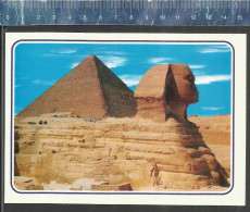 GIZA - THE GREAT SPHINX AND KEOPS PYRAMIDS - ATTALIA CARDS - Pyramides