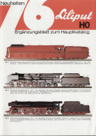 Catalogue LILIPUT 1976 NEUHEITEN HO 1:87 Ergänzungsblatt Zum Hauptkatalog - German