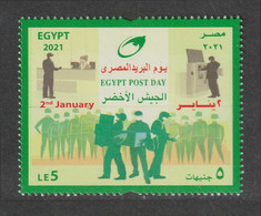 Egypt - 2021 - ( Egypt Post Day - The Green Army ) - MNH** - Ungebraucht