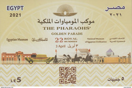 Egypt - 2021 - NEW - S/S - ( THE PHARAOHS Golden Parade - 3 April 2021 ) - MNH (**) - Nuovi