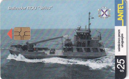 URUGUAY - Boat, Buque Balizador Rou "Sirius"(257a), Chip GEM3.3, 12/02, Used - Esercito