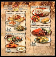 Türkiye 2016 Mi 4303-4306 MNH UNESCO, Gaziantep: Creative City Of Gastronomy, Food [Block 157] - Alimentation