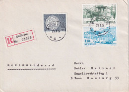 Ausland R Brief  Gällivare - Hamburg         1978 - Storia Postale