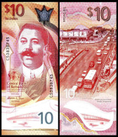 Barbados 10 Dollars Fine Polymer Banknote (**) - Barbados (Barbuda)