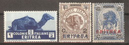 ERITREA Animals Set 3 Stamps  MLH - Other & Unclassified