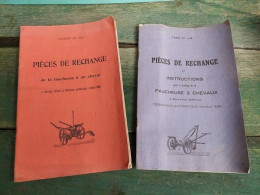 Catalogues Pièces De Rechange Faucheuse à Cheval 1925-1928 / Agriculture Agricole - Materiale E Accessori