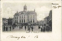 VERVIERS - Hôtel De Ville - Animation - Oblitération De 1900 - N° 74 - Edition : Félix De Ruyter, Huy - Verviers