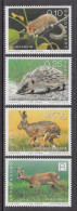 2022 Luxembourg Fauna Hedgehogs Rabbits Complete Set Of 4 MNH - Ongebruikt