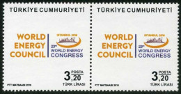 Türkiye 2016 Mi 4302 MNH World Energy Congress [pair] - Andere & Zonder Classificatie