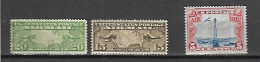 Etats - Unis 1926 - 1928  Poste Aérienne Cat Yt N° 8,9, 11  N* MLH - 1a. 1918-1940 Used
