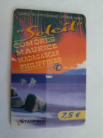 FRANCE/FRANKRIJK  / € 7,50   / STARPHONE /SOLEIL COMORES MADAGASCAR MAURICE / PREPAID  USED    ** 14678** - Mobicartes: Móviles/SIM)