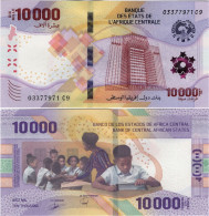 CENTRAL AFRICAN STATES       10,000 Francs       P-W704       2020 (2022)        UNC  [ 10000 ] - Stati Centrafricani