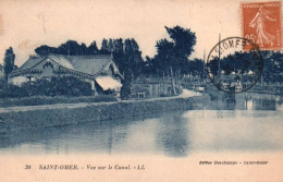 Saint Omer - Vue Sur Le Canal - Péniche - Saint Omer