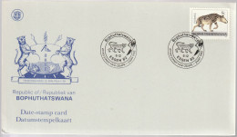 Bophutswana 1982, Date Stamp Card, 4th International Stamp Fair - Bofutatsuana