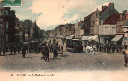 Calais - Vue Sur Le Boulevard - Tram Tramway - Calais