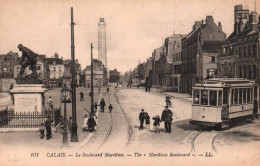 Calais - Le Boulevard Maritime - Tram Tramway - Calais