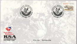 Zuid Afrika 1994, Date Stamp Card, Arbor Day, Trees - Brieven En Documenten