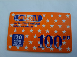 FRANCE/FRANKRIJK  / 100F / UNI- CALL      / PREPAID  USED    ** 14684** - Mobicartes: Móviles/SIM)