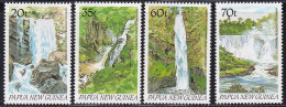 MiNr. 610 - 613 Papua-Neuguinea 1990, 1. Febr. Wasserfälle - Postfrisch/**/MNH - Papua New Guinea