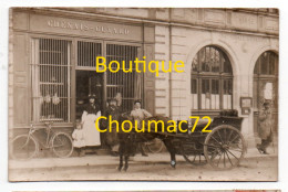 1858, Sarthe, Mayet, Carte Photo, Boucherie Chénais - Guyard Et Postes à Droite - Mayet