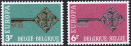 BELGIQUE, 1968, EUROPA ( COB 1452-1453**) - 1968