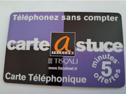 FRANCE/FRANKRIJK  / 5 MINUTES/ CARTE A STUCE         / PREPAID  USED    ** 14693** - Mobicartes (GSM/SIM)