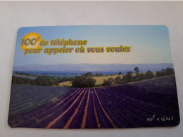 FRANCE/FRANKRIJK  / 100 F / LAVENDAL LANDS        / PREPAID  USED    ** 14695** - Per Cellulari (telefonini/schede SIM)