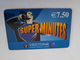 FRANCE/FRANKRIJK  / € 7,5/ VECTONE/ SUPER MINUTES      / PREPAID  USED    ** 14702** - Mobicartes (GSM/SIM)