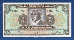 HAITI - P.239 – 1 Gourde ND (1984 -1985) UNC, S/n CK878759 - Haiti