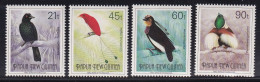 MiNr. 647 - 650 Papua-Neuguinea 1992, 25. März/1993, 1. Juli. Freimarken: Paradiesvögel - Postfrisch/**/MNH - Papua New Guinea