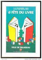 Carte Postale : 6e Fête Du Livre - Ville De Palaiseau - Illustration : Léo Kouper (1989) - Kouper