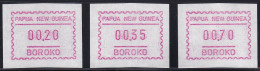 MiNr. 1 Papua-Neuguinea, Automatenmarken 1990, 7. März. Freimarke. Typendruck über Farbband - Postfrisch/**/MNH - Papua-Neuguinea