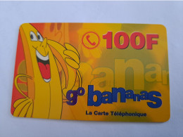 FRANCE/FRANKRIJK  / 100 FR /  GO BANANAS     / PREPAID  USED    ** 14708** - Mobicartes: Móviles/SIM)