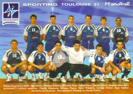 Carte Postale "Cart'Com" Série "Divers..." - Handball - Sporting Toulouse 31 (photo De L'équipe) Saison 1995/96 - Balonmano