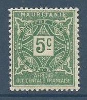 MAURITANIE TAXE N° 17 NEUF*  CHARNIERE  Hinge  / MH - Altri & Non Classificati