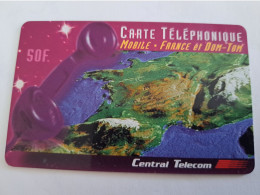 FRANCE/FRANKRIJK  / 50 UNITS  / CENTRAL TELECOM SATTELITE IMAGE     / PREPAID  USED    ** 14710** - Per Cellulari (telefonini/schede SIM)